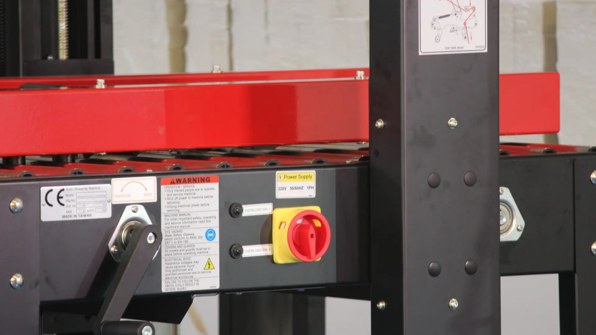 เครื่องปิดกล่องแบบสายพานระบบกึ่งอัตโนมัติ รุ่น CX2