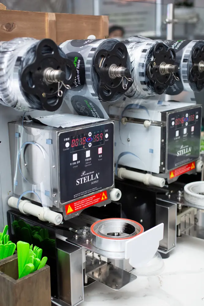 เครื่องปิดฝาแก้วแบบอัตโนมัติ